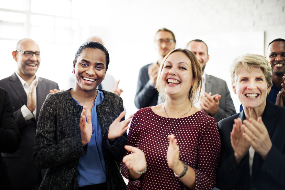 Business,People,Team,Applauding,Achievement,Concept